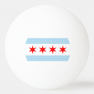 Pelota De Ping Pong Bandera de Chicago, Illinois Ping-Pong Ball
