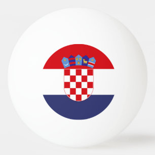 Pelota De Ping Pong Bandera de Croacia