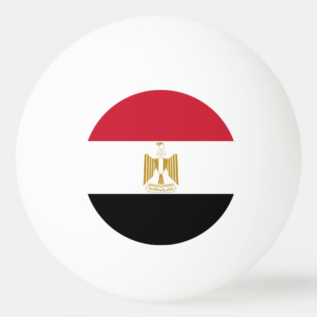 Pelota De Ping Pong Bandera de Egipto (Anverso)