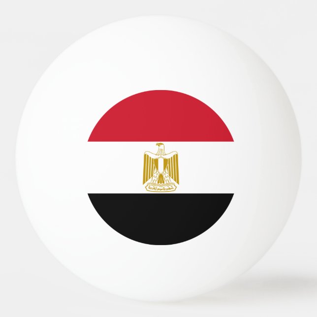 Pelota De Ping Pong Bandera de Egipto (Anverso)