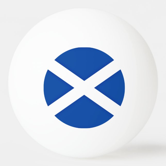 Pelota De Ping Pong Bandera de Escocia (Anverso)