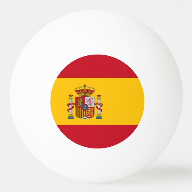 Pelota De Ping Pong Bandera de España (Anverso)