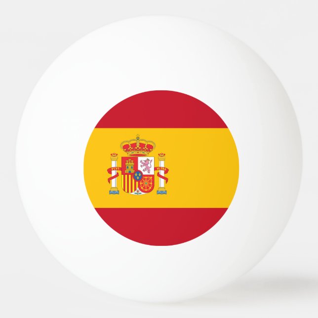 Pelota De Ping Pong Bandera de España (Anverso)