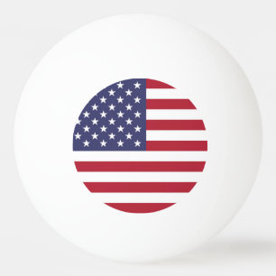 Pelota De Ping Pong Bandera de Estados Unidos