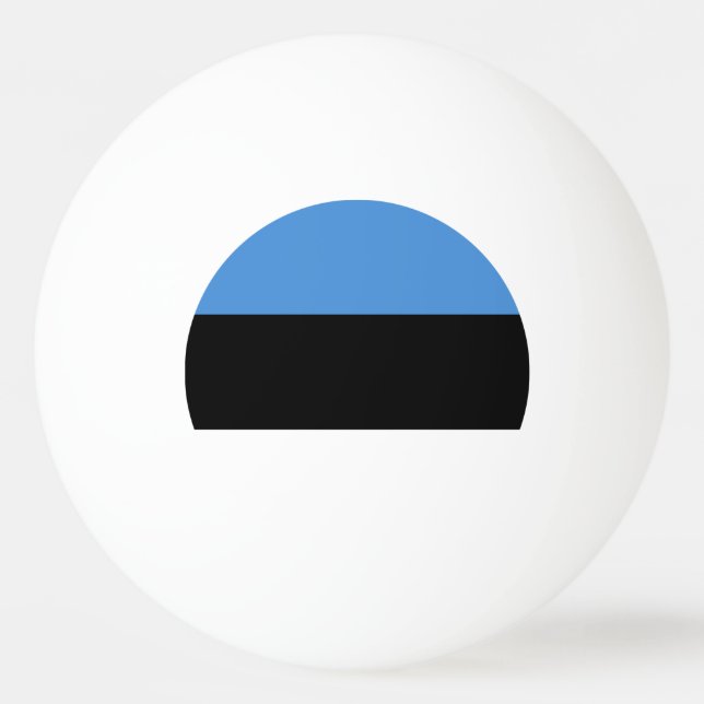 Pelota De Ping Pong Bandera de Estonia (Anverso)