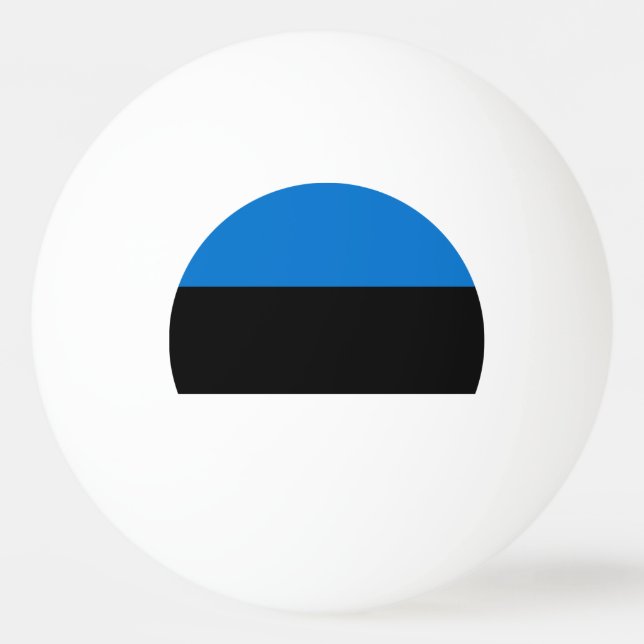 Pelota De Ping Pong Bandera de Estonia (Anverso)