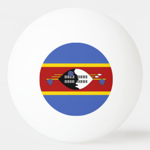 Pelota De Ping Pong Bandera de Eswatini