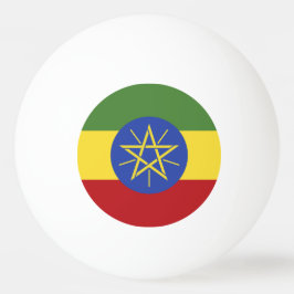 Pelota De Ping Pong Bandera de Etiopía