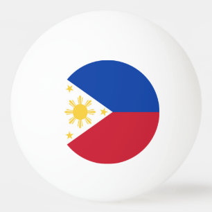 Pelota De Ping Pong Bandera de Filipinas