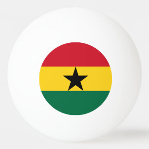 Pelota De Ping Pong Bandera de Ghana