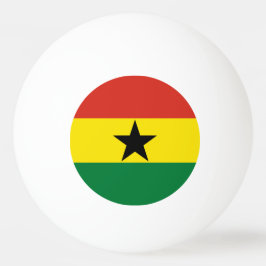 Pelota De Ping Pong Bandera de Ghana