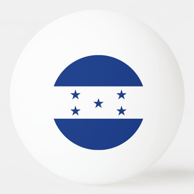 Pelota De Ping Pong Bandera de Honduras (Anverso)
