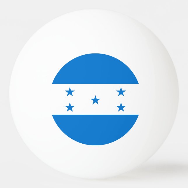 Pelota De Ping Pong Bandera de Honduras (Anverso)