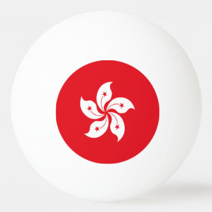 Pelota De Ping Pong Bandera de Hong Kong