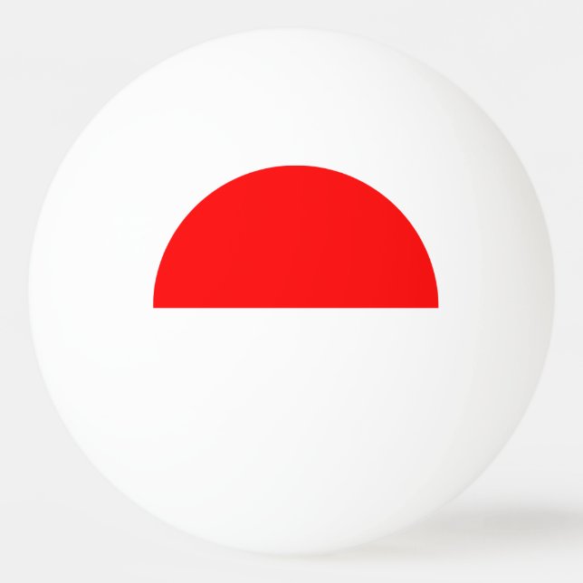Pelota De Ping Pong Bandera de Indonesia (Anverso)