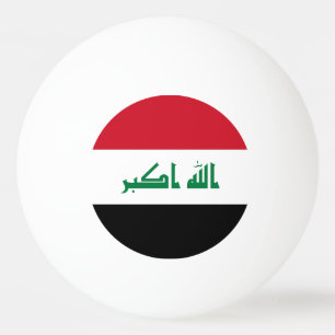 Pelota De Ping Pong Bandera de Irak