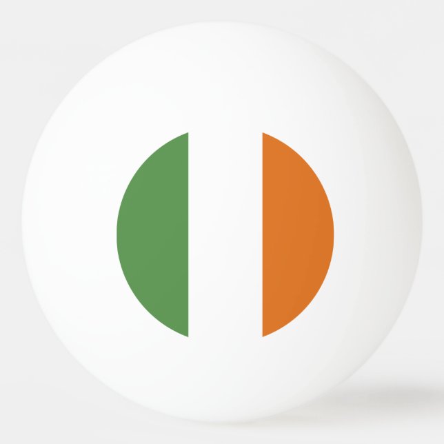 Pelota De Ping Pong Bandera de Irlanda (Anverso)