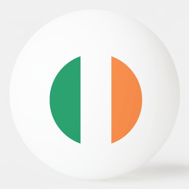 Pelota De Ping Pong Bandera de Irlanda (Anverso)