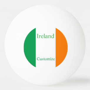 Pelota De Ping Pong Bandera de Irlanda Thunder_Cove