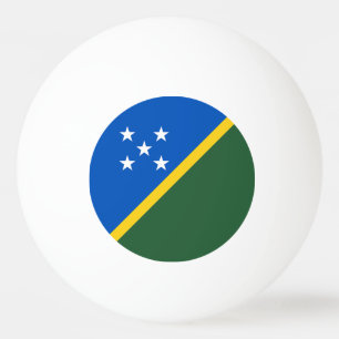Pelota De Ping Pong Bandera de Islas Salomón