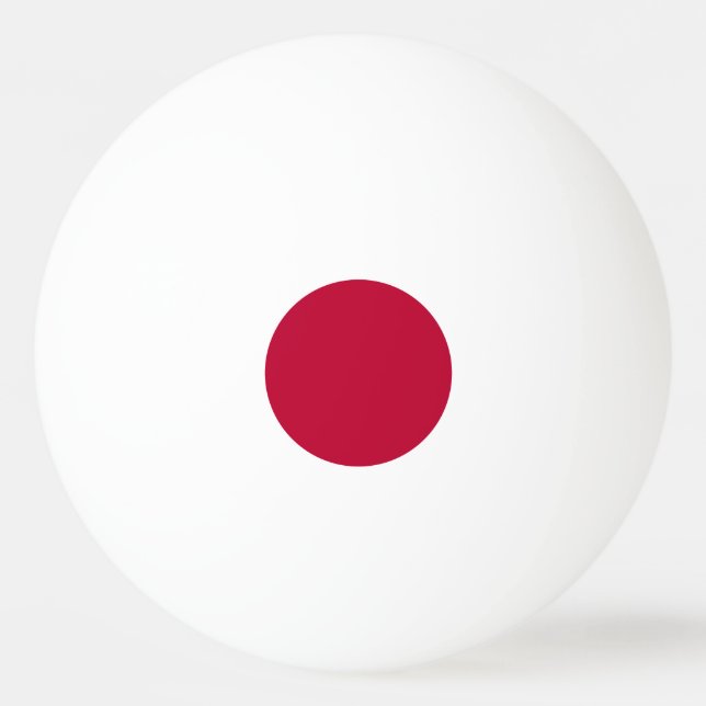 Pelota De Ping Pong Bandera de Japón (Anverso)