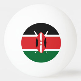 Pelota De Ping Pong Bandera de Kenia