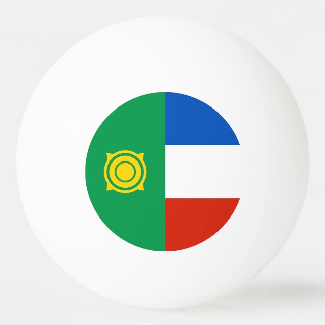 Pelota De Ping Pong Bandera de Khakassia (Anverso)