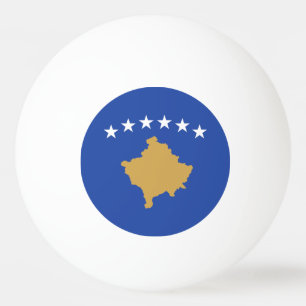 Pelota De Ping Pong Bandera de Kosovo