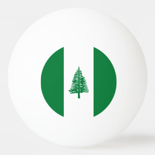 Pelota De Ping Pong Bandera de la Isla Norfolk