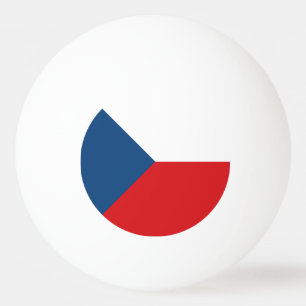 Pelota De Ping Pong Bandera de la República Checa