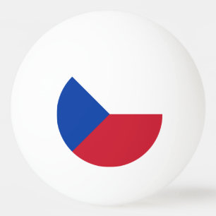 Pelota De Ping Pong Bandera de la República Checa