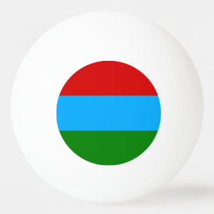 Pelota De Ping Pong Bandera de la República de Karelia