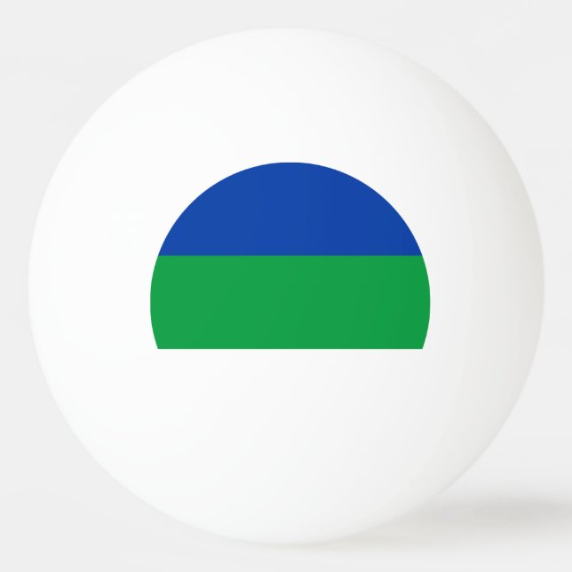 Pelota De Ping Pong Bandera de la República de Komi (Anverso)