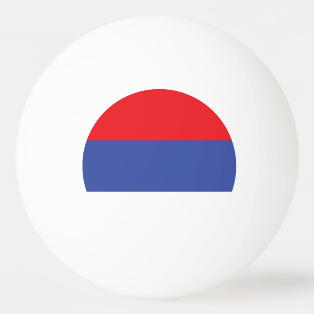 Pelota De Ping Pong Bandera de la República Srpska (Anverso)