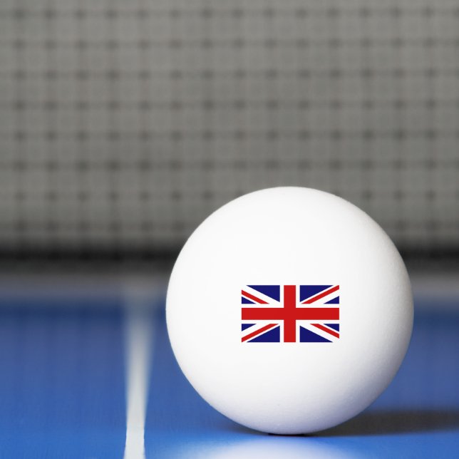 Pelota De Ping Pong Bandera de la Unión Británica (Neto)