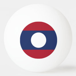 Pelota De Ping Pong Bandera de Laos