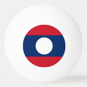 Pelota De Ping Pong Bandera de Laos