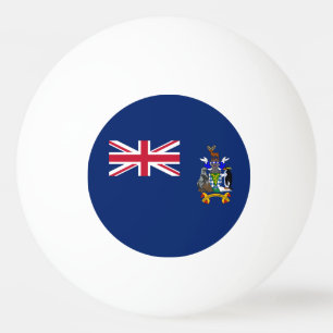 Pelota De Ping Pong Bandera de las Islas Georgias del Sur y Sandwich d