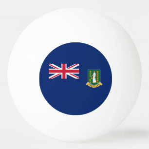 Pelota De Ping Pong Bandera de las Islas Vírgenes Británicas