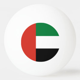 Pelota De Ping Pong Bandera de los Emiratos Árabes Unidos