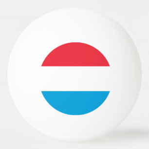 Pelota De Ping Pong Bandera de Luxemburgo