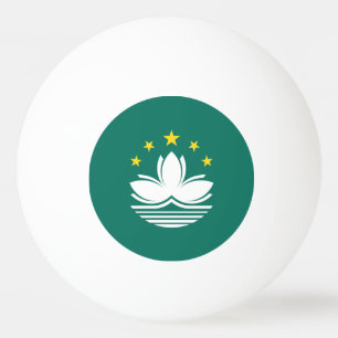 Pelota De Ping Pong Bandera de Macao