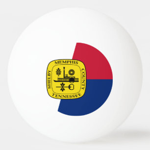 Pelota De Ping Pong Bandera de Memphis, Tennessee Ping Pong Ball