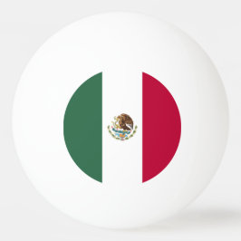 Pelota De Ping Pong Bandera de México