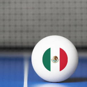 Pelota De Ping Pong Bandera de México, Bandera de la República Mexican