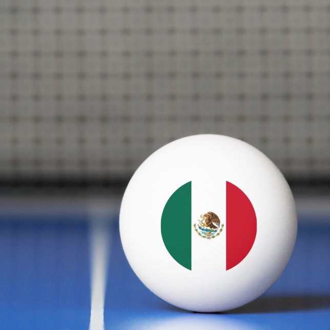 Pelota De Ping Pong Bandera de México, Bandera de la República Mexican (Neto)