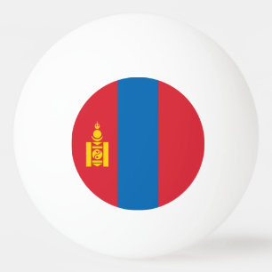 Pelota De Ping Pong Bandera de Mongolia