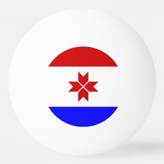 Pelota De Ping Pong Bandera de Mordovia (Anverso)