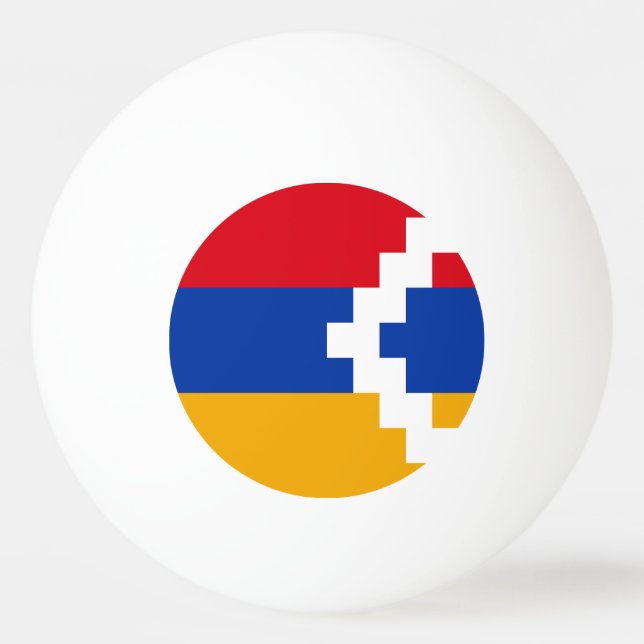 Pelota De Ping Pong Bandera de Nagorno Karabakh (Anverso)