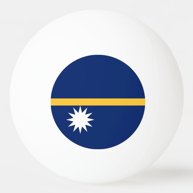Pelota De Ping Pong Bandera de Nauru (Anverso)